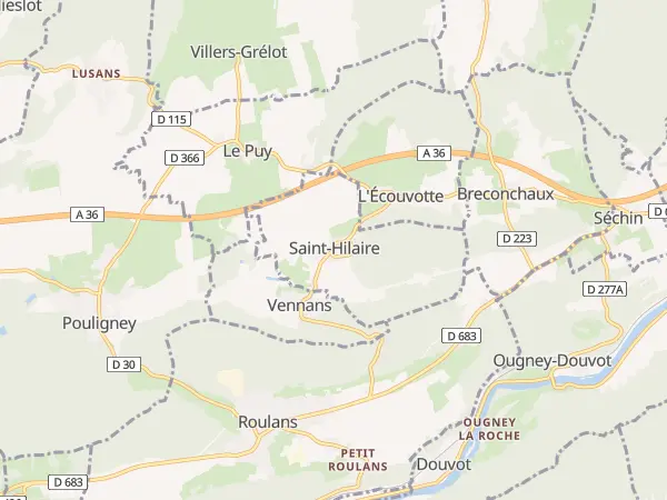 Plan de Saint-Hilaire