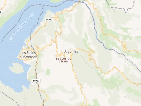Plan de Aiguines