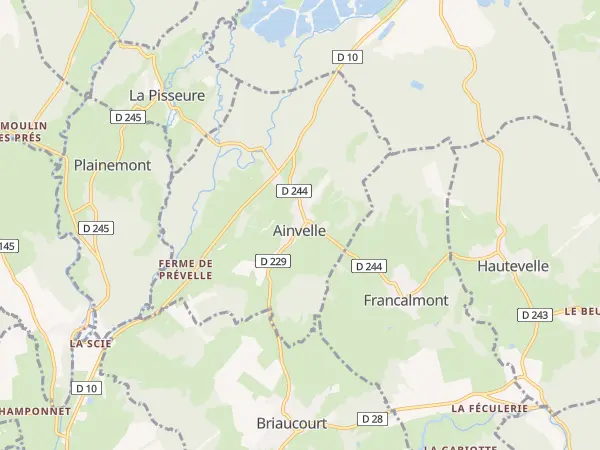 Plan de Ainvelle