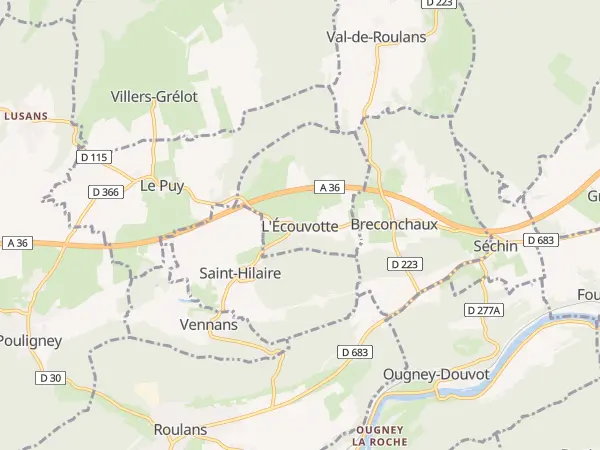 Plan de L’Écouvotte
