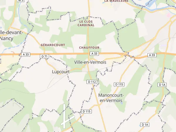 Plan de Ville-en-Vermois