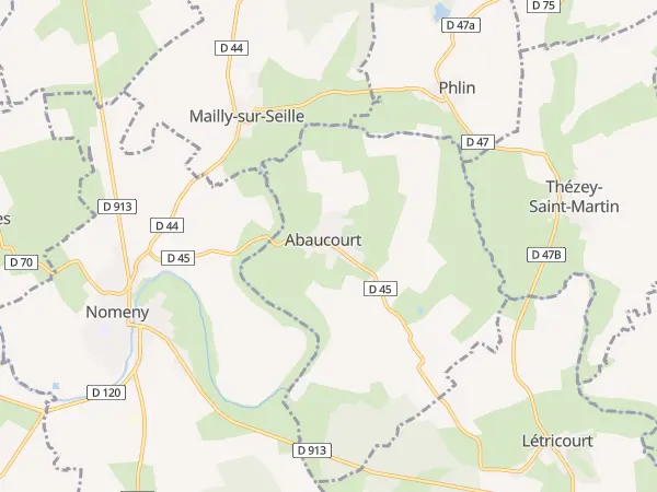 Plan de Abaucourt
