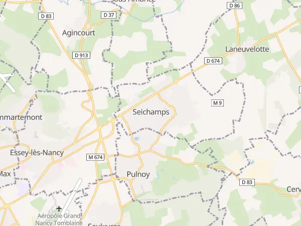 Plan de Seichamps