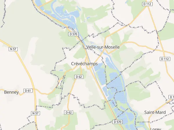 Plan de Crévéchamps