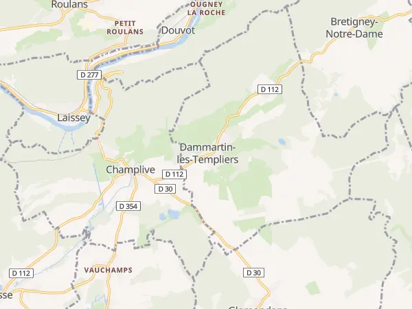 Plan de Dammartin-les-Templiers