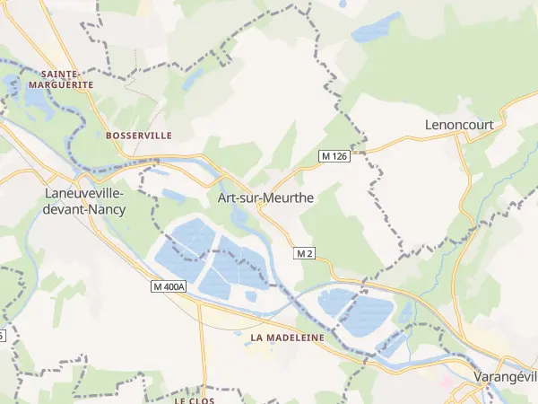 Plan de Art-sur-Meurthe