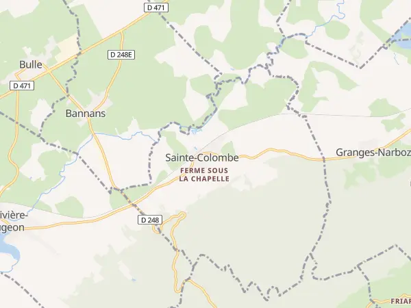 Plan de Sainte-Colombe