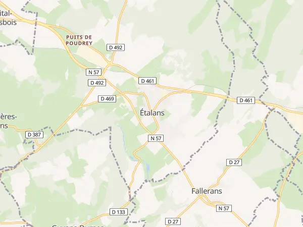 Plan de Étalans