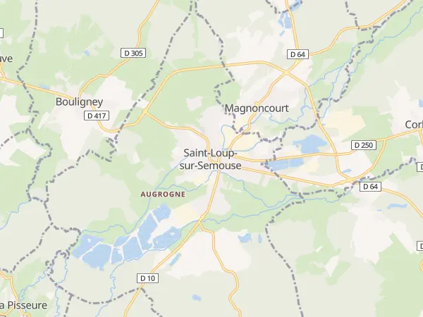 Plan de Saint-Loup-sur-Semouse