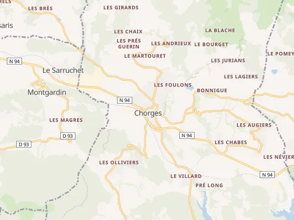 Plan de Chorges