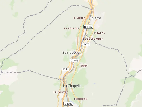 Plan de Saint-Léger