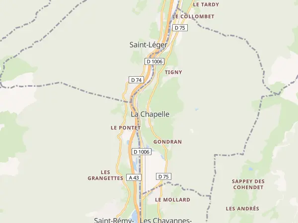 Plan de La Chapelle