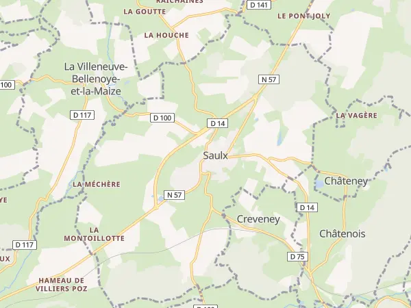 Plan de Saulx