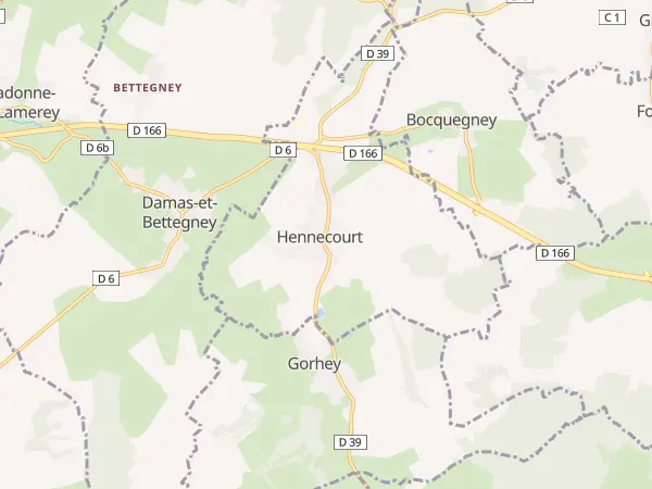 Plan de Hennecourt