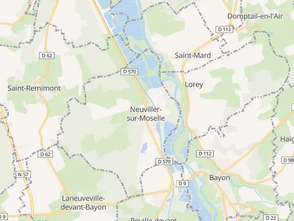 Plan de Neuviller-sur-Moselle