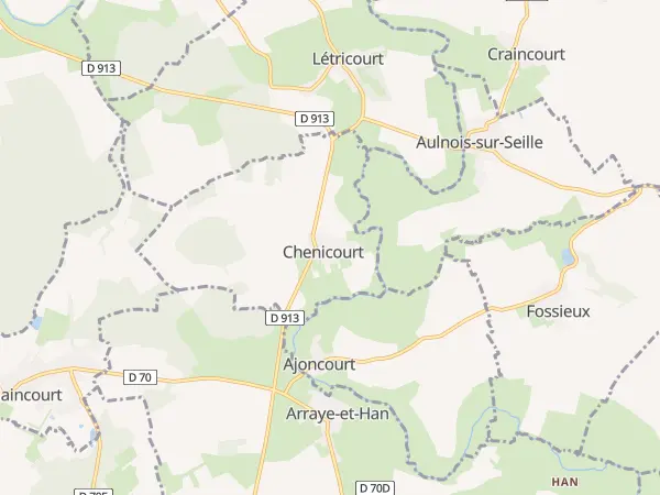 Plan de Chenicourt