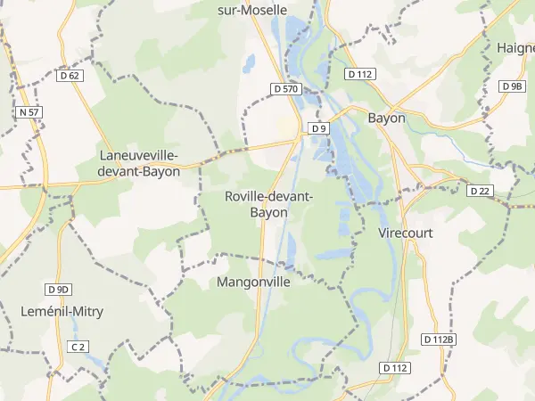 Plan de Roville-devant-Bayon