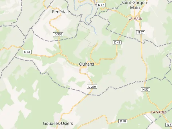 Plan de Ouhans