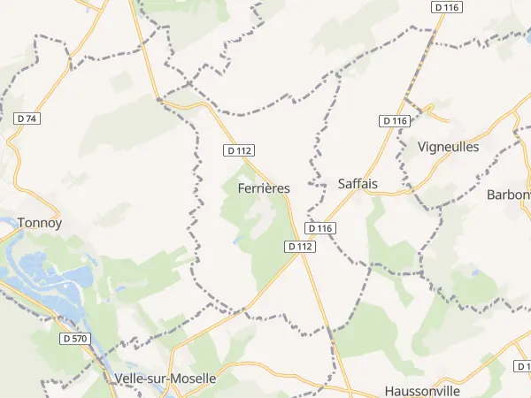 Plan de Ferrières