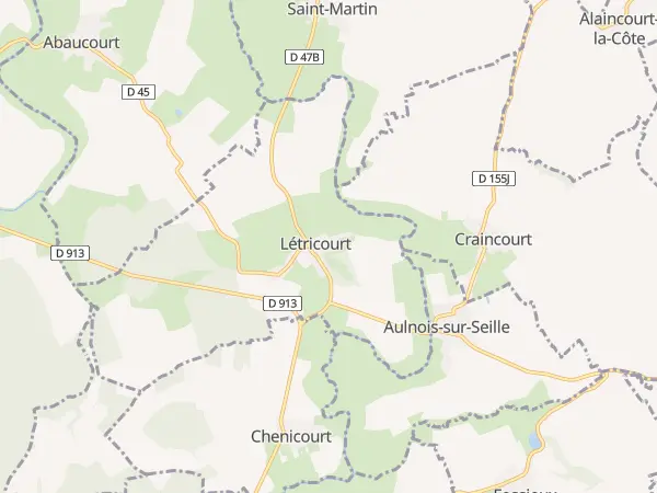Plan de Létricourt