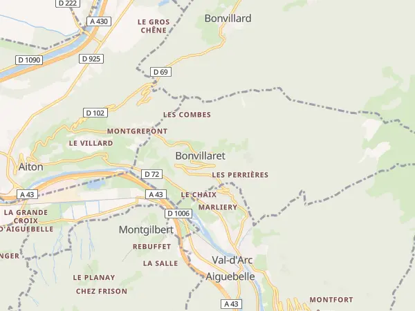 Plan de Bonvillaret