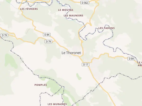 Plan du Thoronet