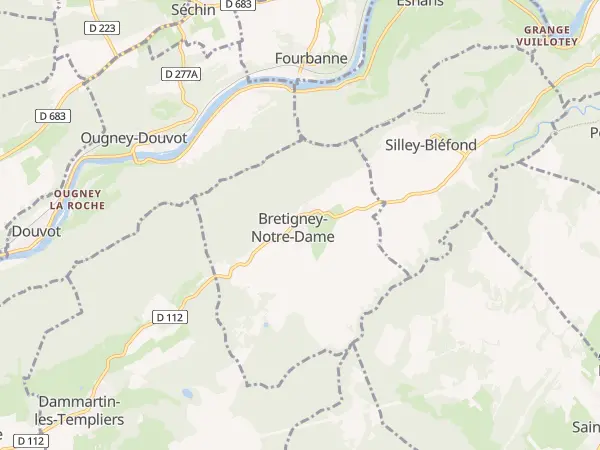 Plan de Bretigney-Notre-Dame