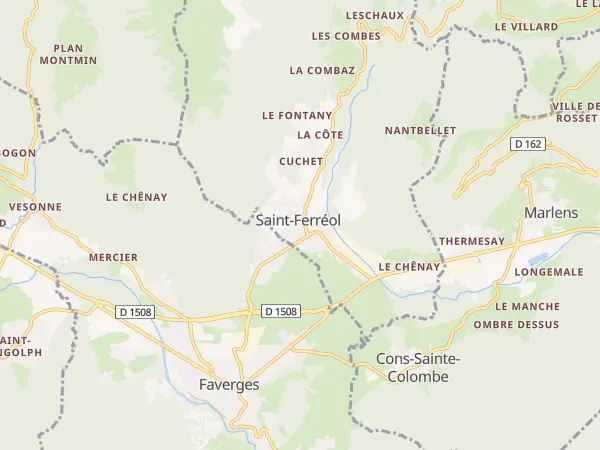 Plan de Saint-Ferréol