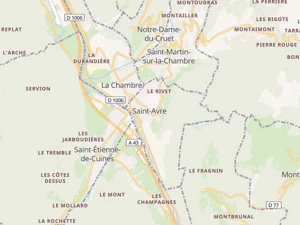 Plan de Saint-Avre
