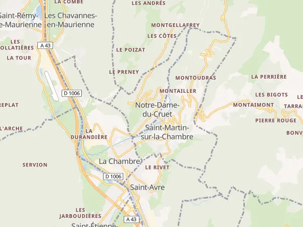 Plan de Notre-Dame-du-Cruet