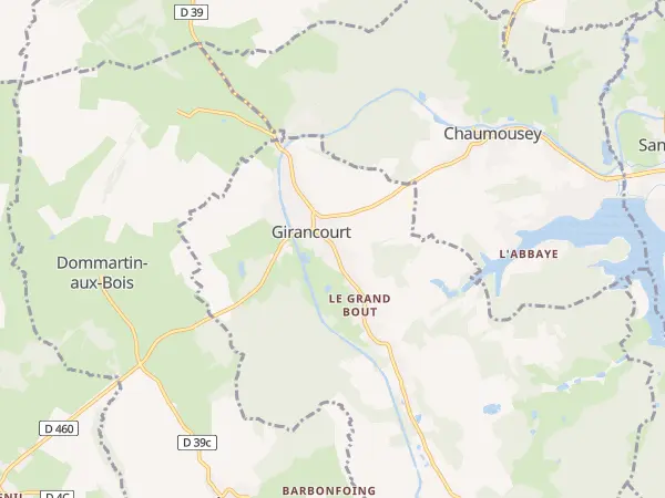 Plan de Girancourt
