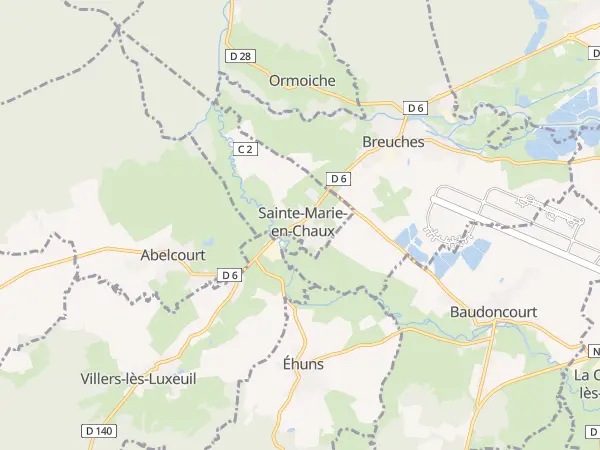 Plan de Sainte-Marie-en-Chaux