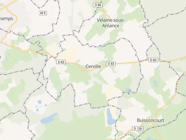 Plan de Cerville