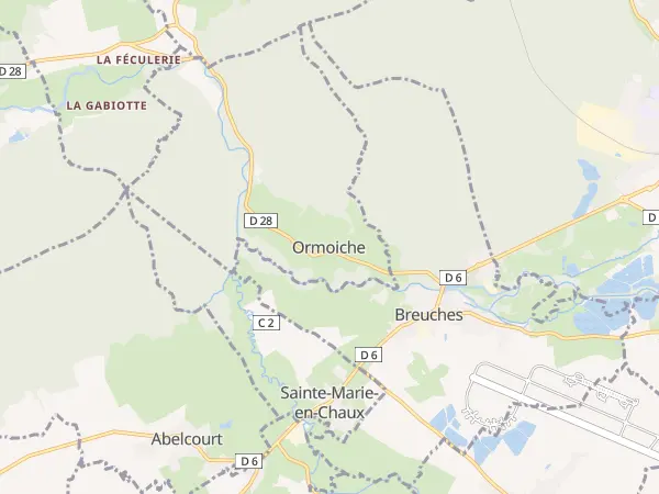 Plan de Ormoiche