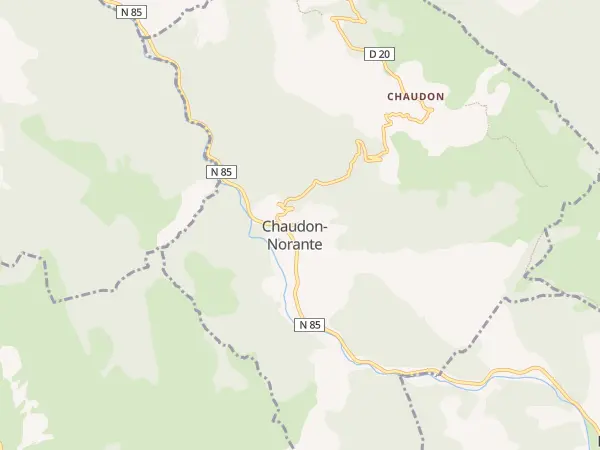 Plan de Chaudon-Norante