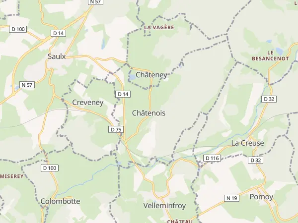 Plan de Châtenois