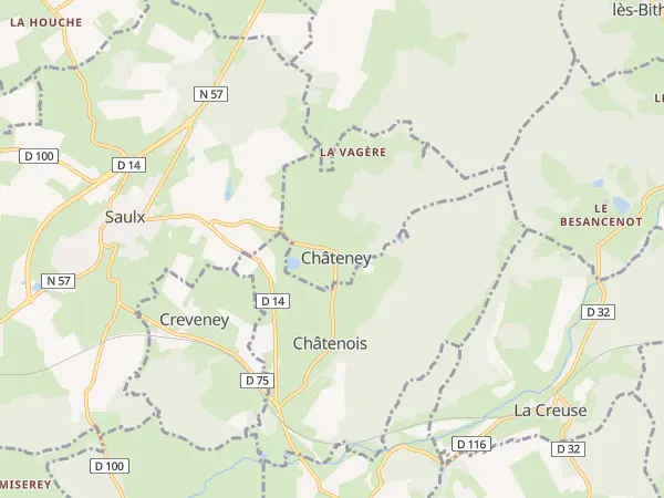 Plan de Châteney
