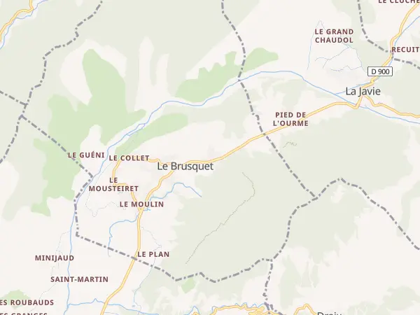 Plan du Brusquet