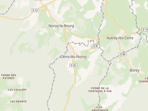 Plan de Cerre-lès-Noroy