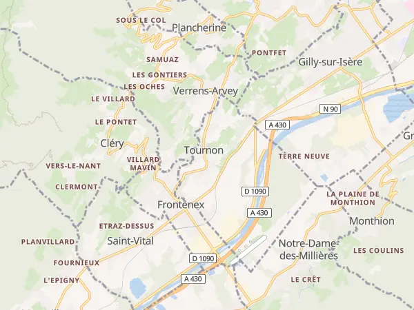 Plan de Tournon