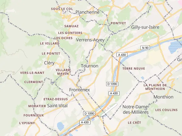 Plan de Tournon