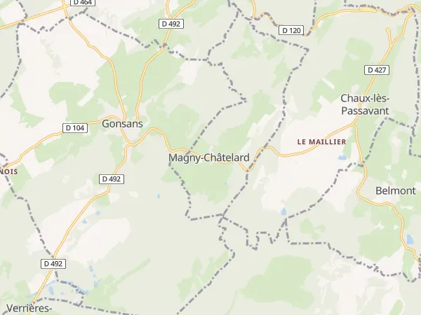 Plan de Magny-Châtelard