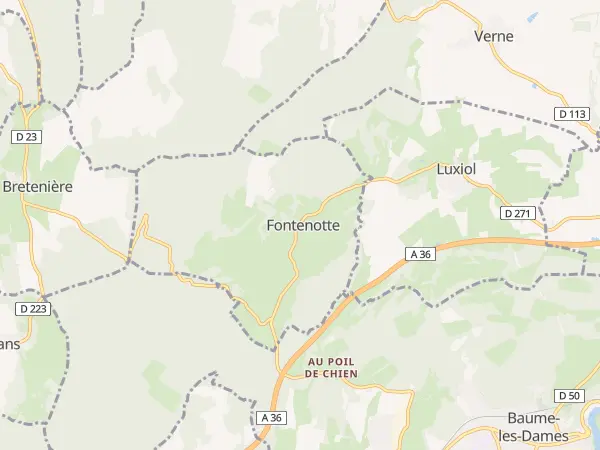 Plan de Fontenotte