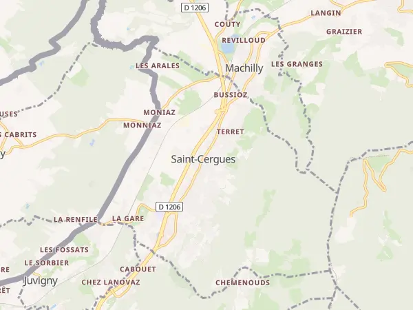 Plan de Saint-Cergues
