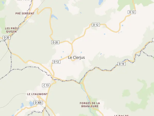 Plan du Clerjus