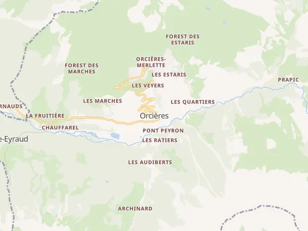 Plan de Orcières