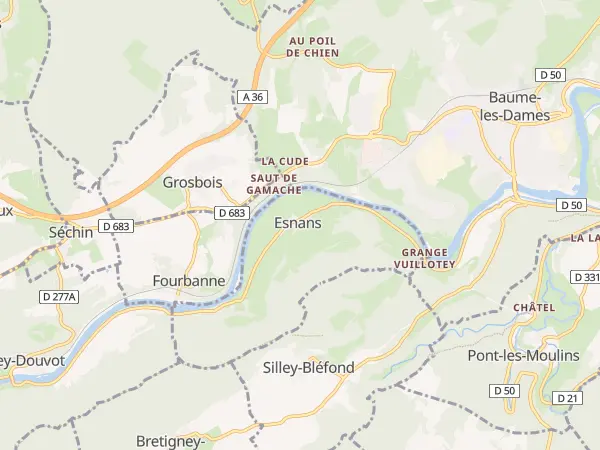 Plan de Esnans
