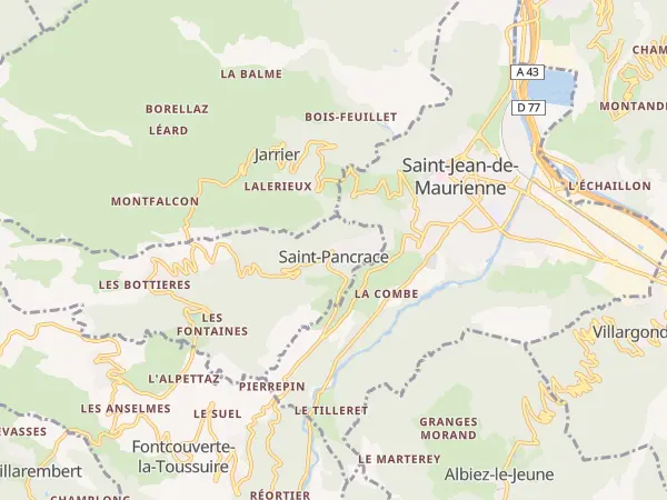 Plan de Saint-Pancrace