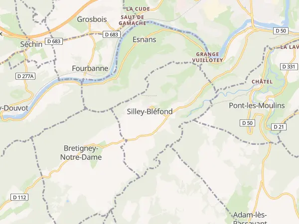 Plan de Silley-Bléfond