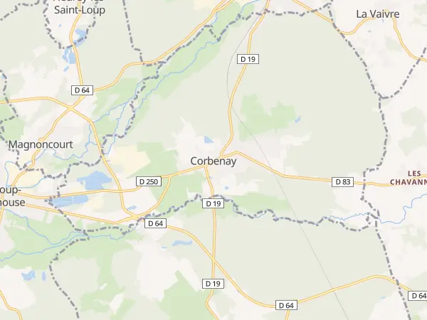 Plan de Corbenay